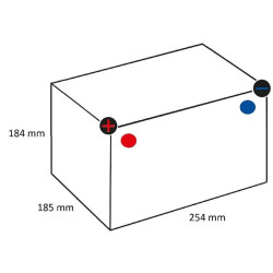 Akumuliatorius 12V 50Ah 815A AGM Red Top RTF 4.2 Optima 878209