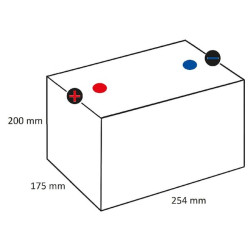 Akumuliatorius 12V 50Ah 815A AGM Red Top RTC 4.2 Optima 801287