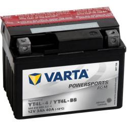 Baterija 12V 3Ah 40A AGM Powersports VARTA 503014004I314PS