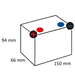 Baterija 12V 7Ah 120A AGM Powersports VARTA 507901012I314PS