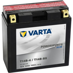 Baterija 12V 12Ah 190A AGM Powersports VARTA 513903019I314PS