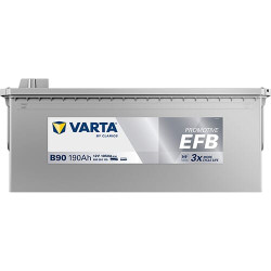 Baterija 12V 190Ah 1050A B90 ​​VARTA Dynamic EFB 690500105