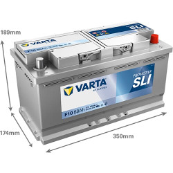 Akumuliatorius 12V 88Ah 680A F10 VARTA Promotive SLI 588038068
