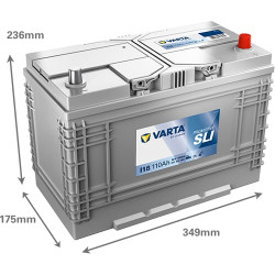 Akumuliatorius 12V 110Ah 680A I18 VARTA Promotive SLI 610404068