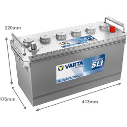 Akumuliatorius 12V 110Ah 850A I6 VARTA Promotive SLI 610050085