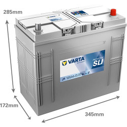 Akumuliatorius 12V 125Ah 720A J1 VARTA Promotive SLI 625012072