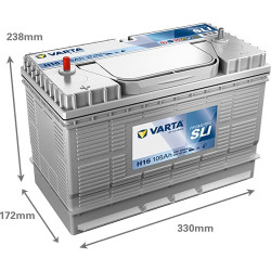 Akumuliatorius 12V 105Ah 800A H16 VARTA Promotive SLI 605103080