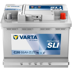 Akumuliatorius 12V 55Ah 420A C20 VARTA Promotive SLI 555064042