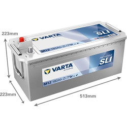 Akumuliatorius 12V 180Ah 1400A M12 VARTA Promotive SLI 680011140
