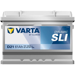 Baterija 12V 61Ah 600A D21 VARTA Dynamic SLI 561400060
