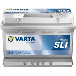 Akumuliatorius 12V 70Ah 640A E13 VARTA Dynamic SLI 570409064