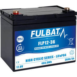 Baterija LITHIUM 12V 36Ah FLP1236