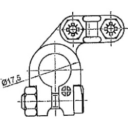 Akumuliatoriaus gnybtas teigiamas BA71