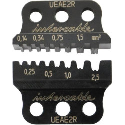 Užspaudimo replė Įdėklas kabelio galinėms movoms 0,14-2,5 mm² UEAE2R