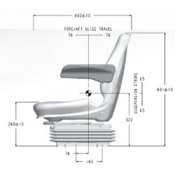 Sėdynė MS 1437 Sears MS1437