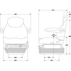 Sėdynės 85 e6 asy pkd SK183783
