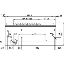PVC sėdynė mechaniškai spyruoklinė TS16001KR