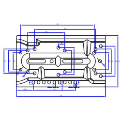 PVC sėdynė, mechaniškai spyruoklinė TS25000GP