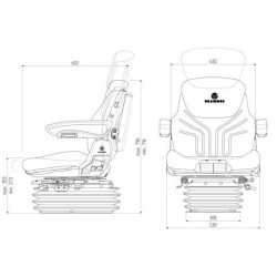 Naujo dizaino sėdynė Maximo Comfort Plus G1288546