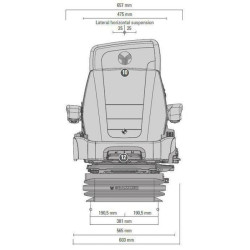 Sėdynė Maximo XT Evolution Dynamic G1388488