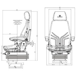 Sėdynės Actimo XL 12V G1294557