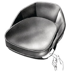 Sėdynės pagalvėlė 58105A