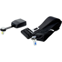 Statinis juodas saugos diržas 2 taškai SB1000298