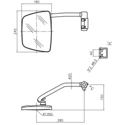 Pilnas veidrodis CA6415001