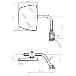 Pilnas veidrodis CA6172001