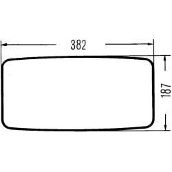 Plastikinis veidrodis 8SB003290001