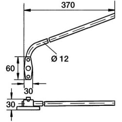 Veidrodinė rankena Hella 8HG002211001