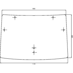 Priekinis stiklas 00097702040N