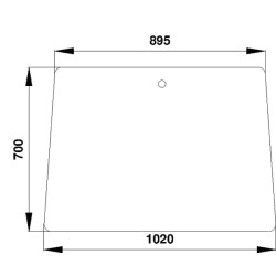Priekinis stiklas 258514210100N