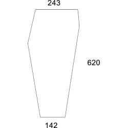 Apatinis priekinis langas 04398763N