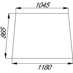 Priekinis stiklas 3582160M2N