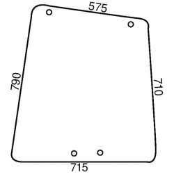 Šoninis stiklas VT30028710