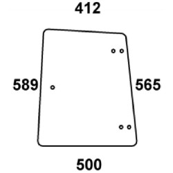 Šoninis stiklas 294812040010N