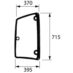 Šoninis stiklas 01214360N