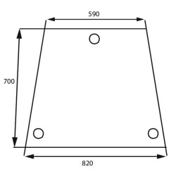 Šoninis stiklas 3200562N