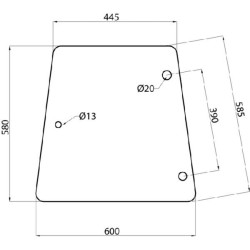 Šoninis langas D6904