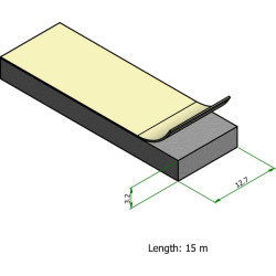 Oro juosta 12,7x3,2 mm 472061