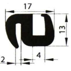 Stiklo gumos tipas S CA8501