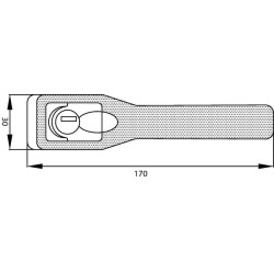 Durų rankena E198810030019