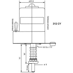 Valytuvo variklis 12V CA12085