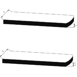 Valytuvo šluostė 280 mm CA35280