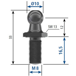 Rutulinis kaištis CA177583