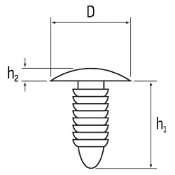 Smeigtukas 4x16mm RBF411116