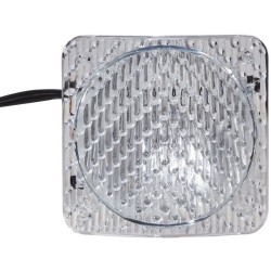 Case - IH CS110 1GA996020001 Darbinis šviestuvas halogeninis, 55/70W, kvadratinis, 12V, baltas, 103x66x103mm, Hella