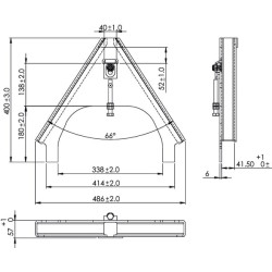 Įdiekite specialų trikampį TL150680