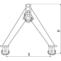 Blackline jungties trikampio katgorija 2S Premium TL150679KR